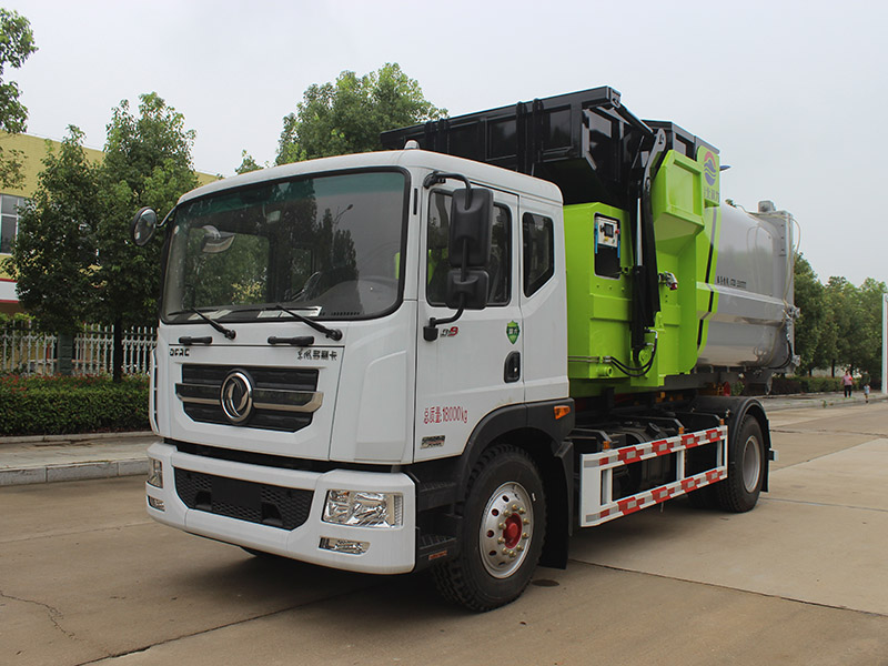 東風(fēng)D9鉤臂車(chē)SCS5182ZXXEQ6車(chē)廂可卸式垃圾車(chē)