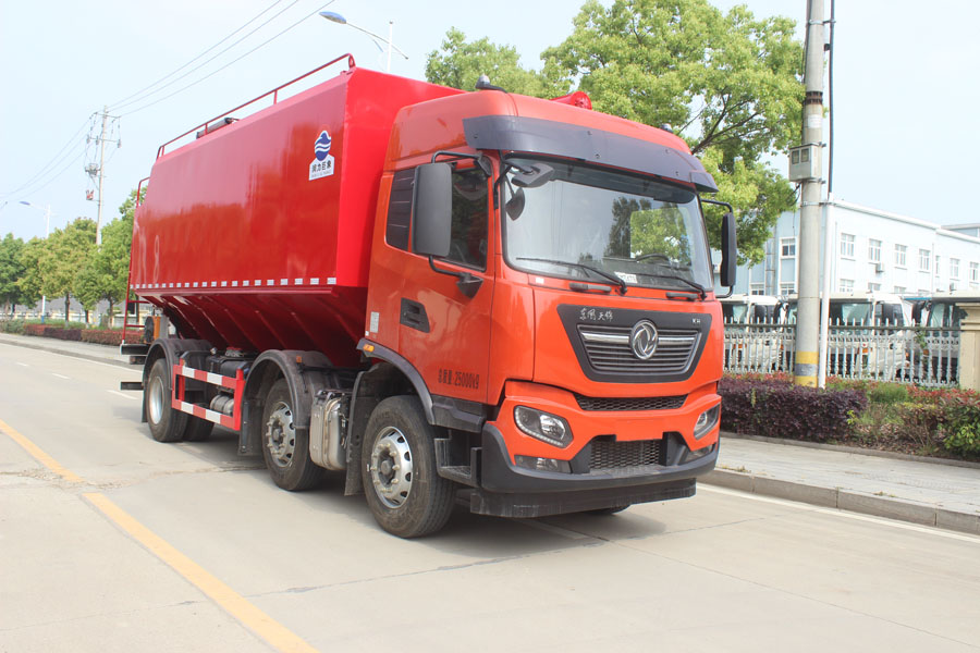 潤知星牌SCS5252ZSLDFH6型散裝飼料運輸車
