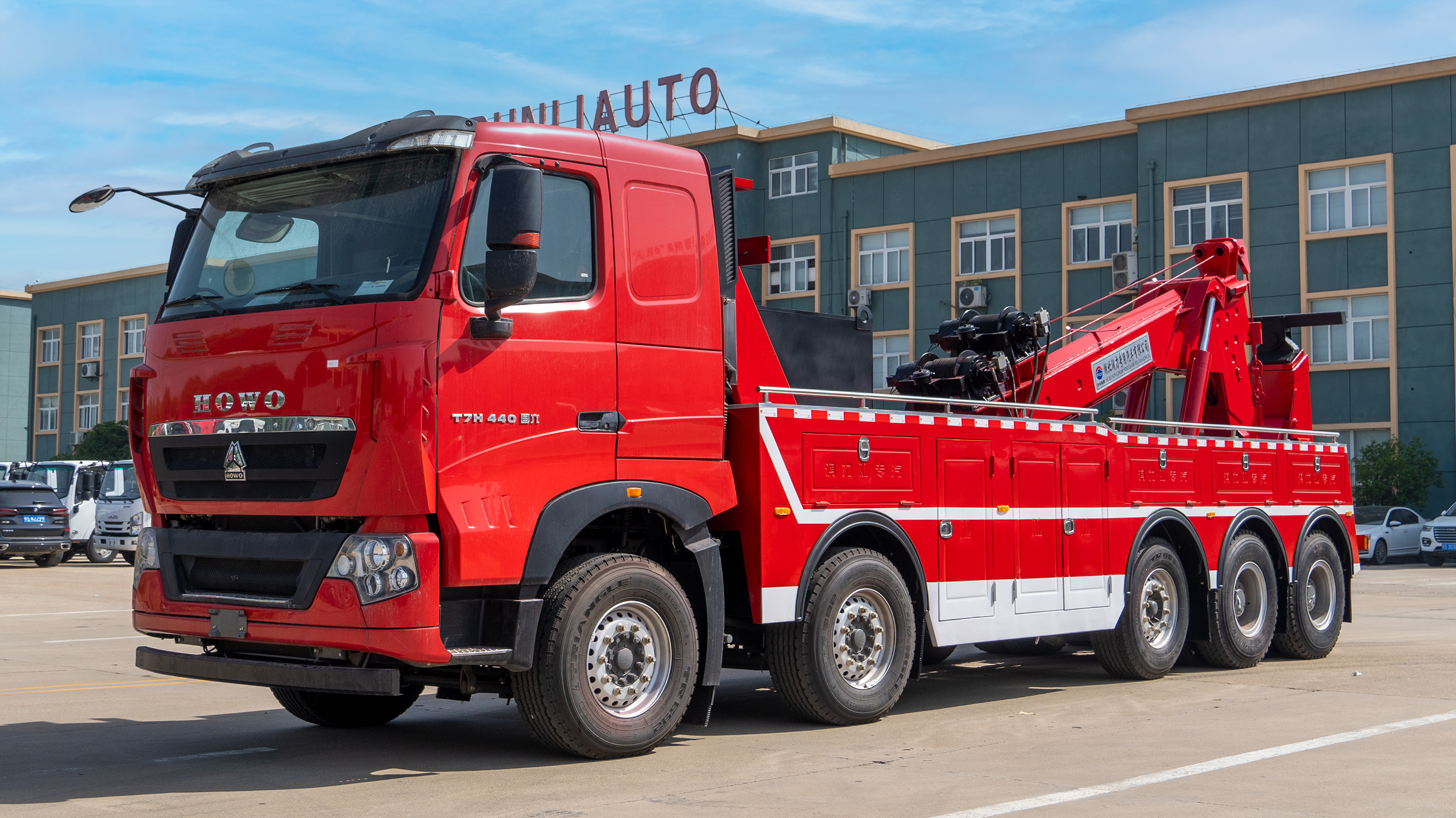 【潤力精品車】重汽豪沃 T7(前四后十)托吊聯體清障車